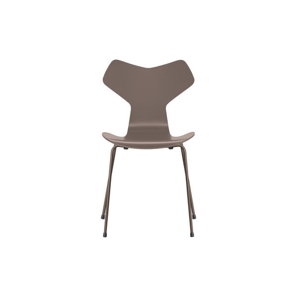 Grand Prix™ 3130 Fully Lacquered Chair, deep clay/brown bronze, Fritz Hansen