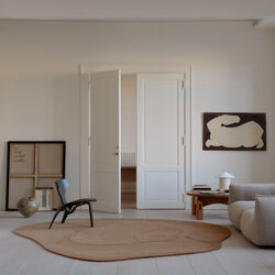 Kindle Poetry Rug, amber, Linie Design