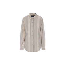 Shiko narrow shirt, ivory/black stitch, BITTE KAI RAND