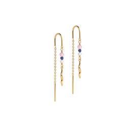 Viva Earrings, violet, ENAMEL Copenhagen
