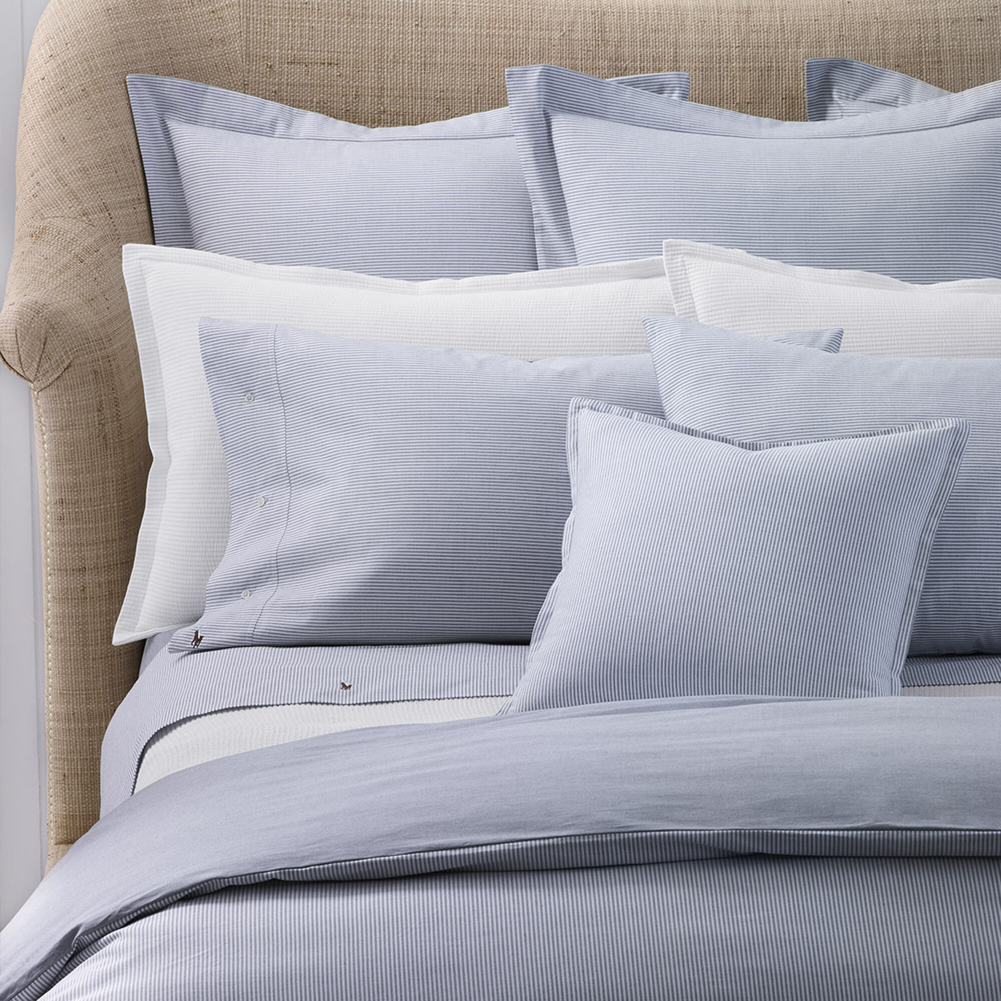 Oxford Bed Linen blue