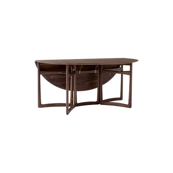 Drop Leaf HM6 Dining Table, oiled walnut, &Tradition