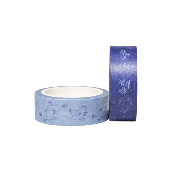 Moomin washi tape Moomintroll 2 pcs, Moomin Arabia