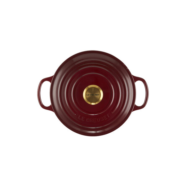Signature Round Pot &Oslash; 24 cm, garnet, Le Creuset