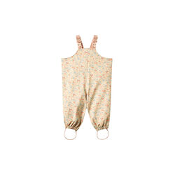 Rainwear Charlo Overall, flowers and seashells, Wheat