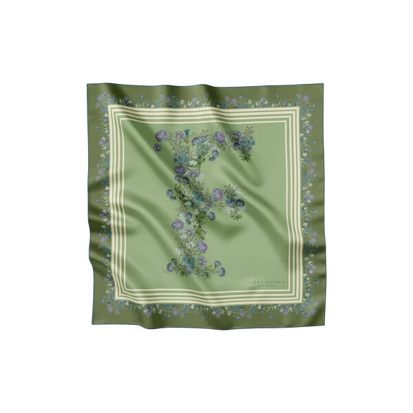 Flowering Green F Silk Scarf Flowering Green F Silk Scarf, Flora Danica Denmark