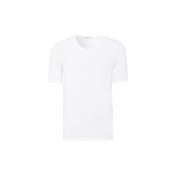 Natural Function SS Shirt V-Neck, white, HANRO