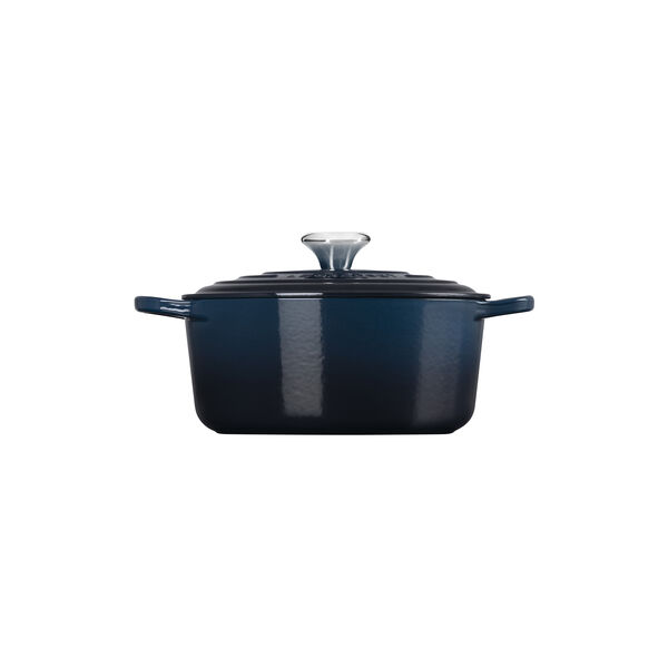 Signature round cast iron pot &Oslash; 24 cm, nuit, Le Creuset