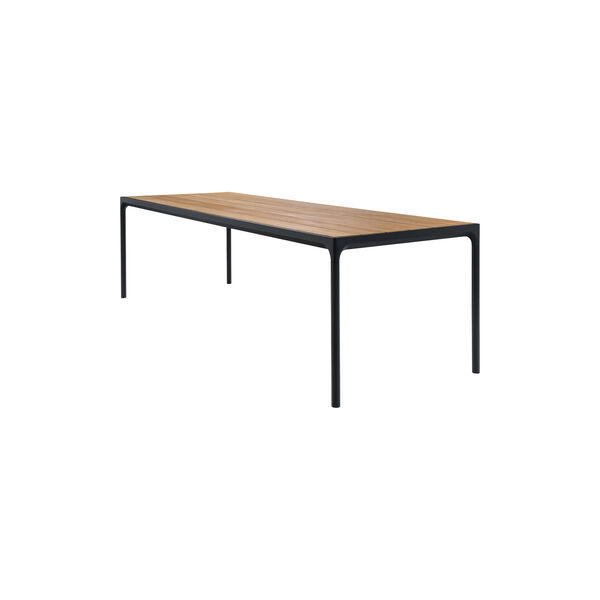 FOUR Table, bamboo/black, HOUE