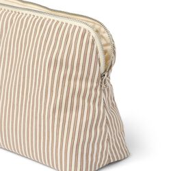 Celia Toiletry Bag, brown beach stripe, Studio Feder