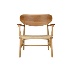 CH22 Lounge Chair, oiled teak/oak/natural, Carl Hansen & Søn