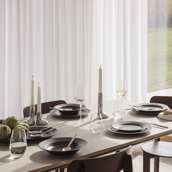 Legio Nova Deep plate 25 cm, black, Eva Trio