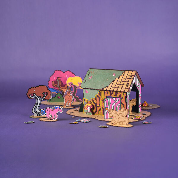 Unicorn Wooden Toy | Magic Forest, Crateit