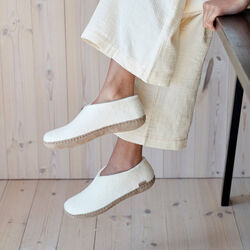 Felt Shoe, white, Glerups