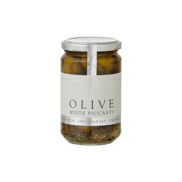 Marinated Olives in Spied Oil, Made by Mama