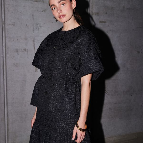 HMBinta cape, black HMBinta cape, black, Heartmade