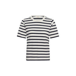 RataniPW T-shirt s/s, navy and white stripe, Part Two