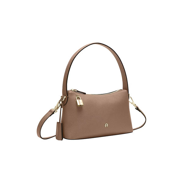 Delia Hobo Bag S, oat beige, Aigner