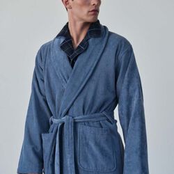 Kattegat Bathrobes, light grey solid, Ambassador 1867