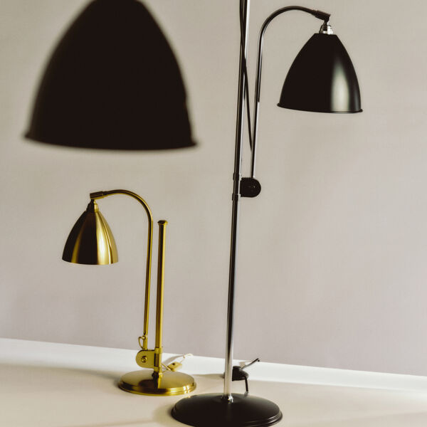 Bestlite BL3 M Floor Lamp, black semi matt/chrome, GUBI