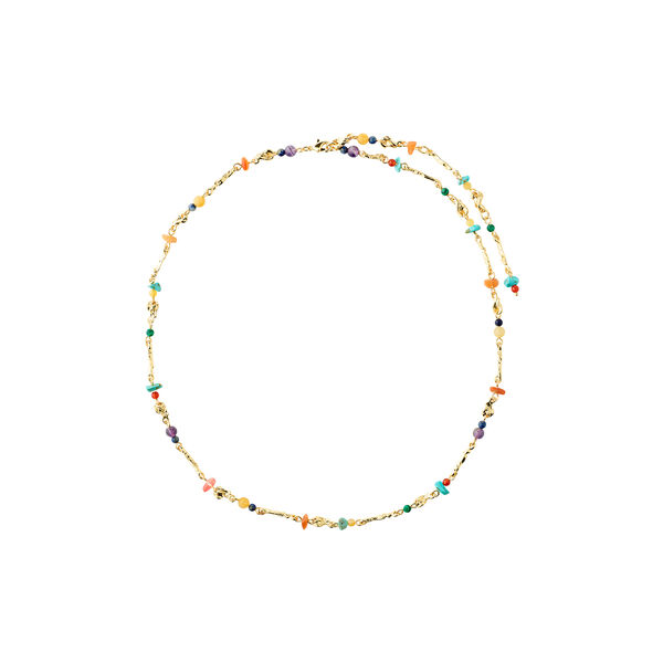 TRACE | Gold-Plated/Multi | Necklace, Pilgrim