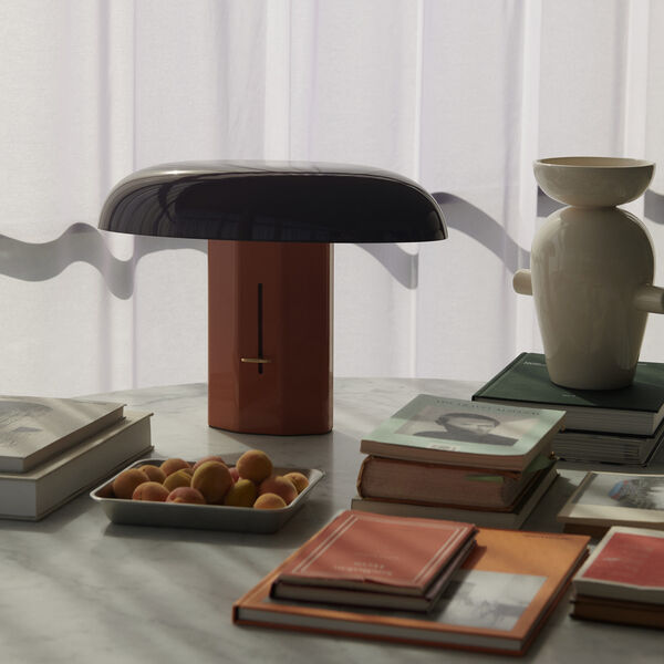 Montera JH42 Table Lamp, amber/ruby, &Tradition