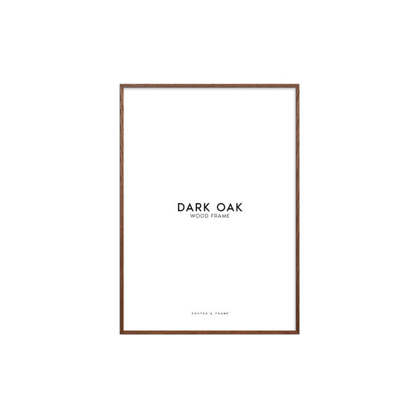 Wood Frame, dark oak, Poster & Frame