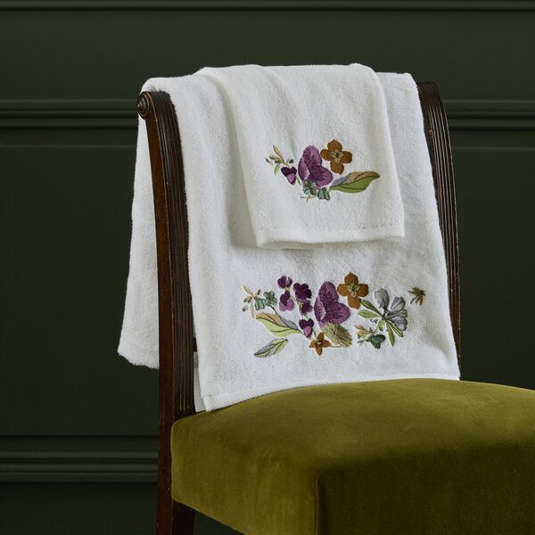 Fleurs Towel, Yves Delorme