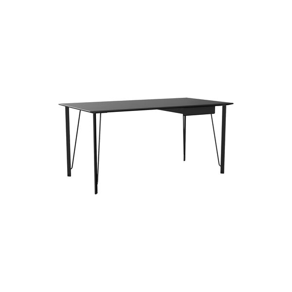 FH3605™ Writing Desk with Drawer, black ash/black, Fritz Hansen