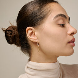 Viva Earrings, violet, ENAMEL Copenhagen