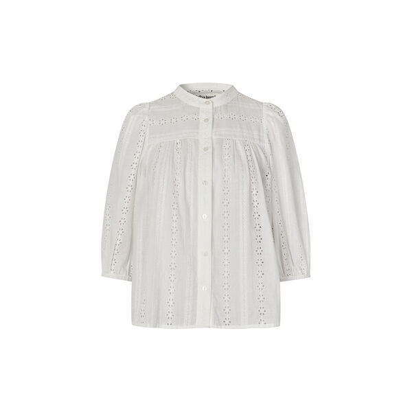 JuneLL Shirt 3/4, white, Lollys Laundry