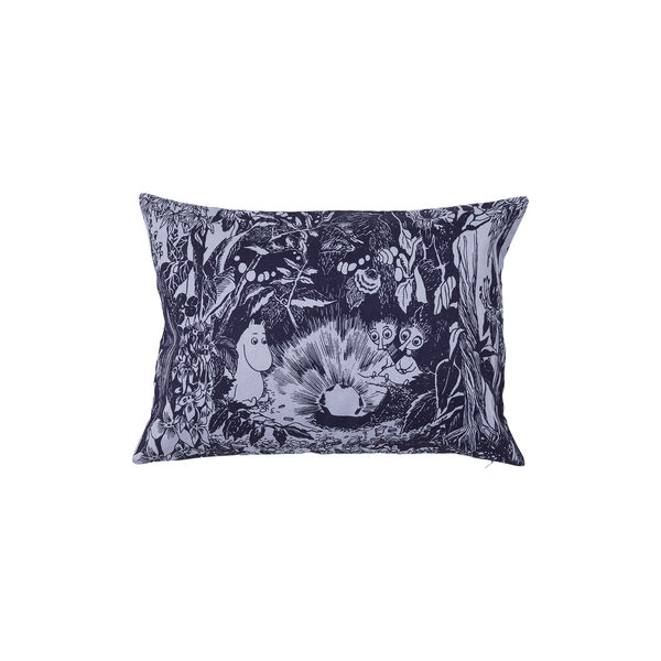 Moomin pillowcase Mysterious Forest, blue, Moomin Arabia