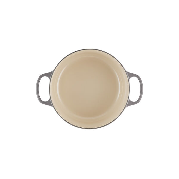 Signature round cast iron pot &Oslash; 26 cm, flint, Le Creuset