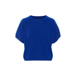 Cloud cashmere short sleeve blouse, fresh blue, BITTE KAI RAND