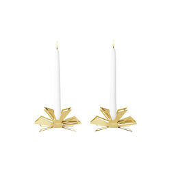 2025 Candle holder, gold, Georg Jensen