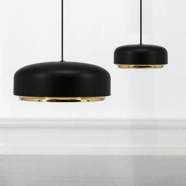 Hazel Pendant, black, UMAGE