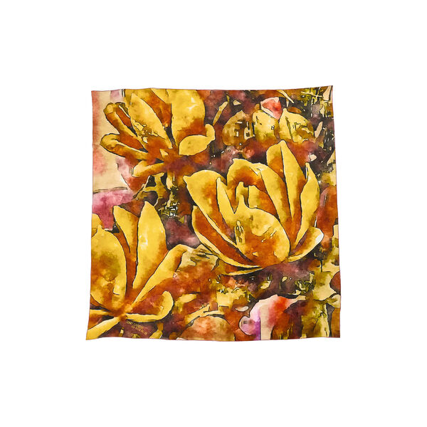 WATER&nbsp;LILY&nbsp;Scarf, yellow, Bella Ballou
