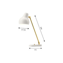 VL38 Table Lamp, white, Louis Poulsen