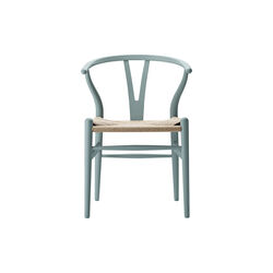 CH24 Wish Bone Chair, soft pewter, Carl Hansen & Søn