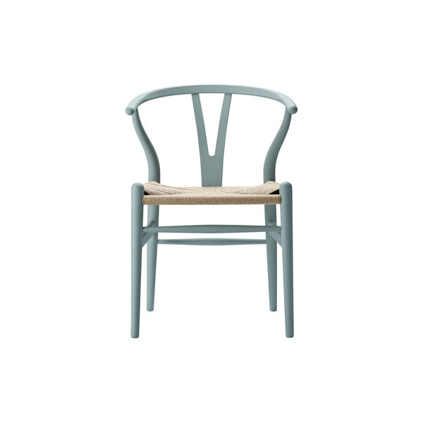 CH24 Wish Bone Chair, soft pewter, Carl Hansen & Søn