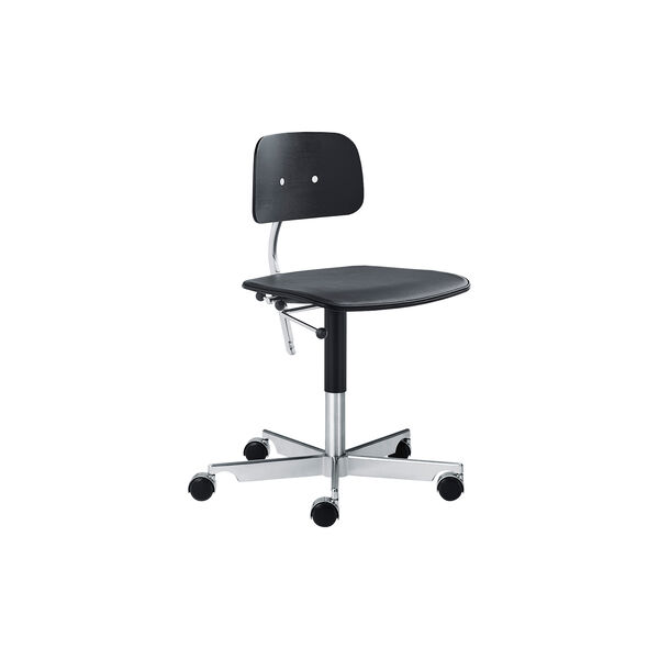 KEVI® 2533 Swivel Chair, black ash/black, Montana Furniture