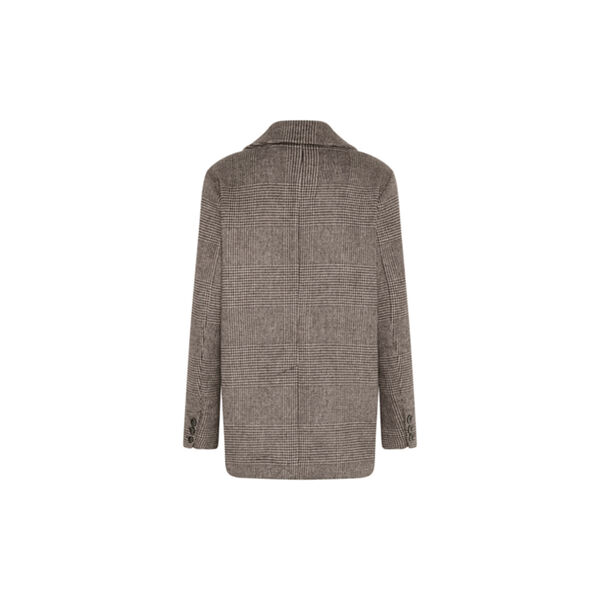 SelinePW Jacket, brown check SelinePW Jacket, brown check, Part Two