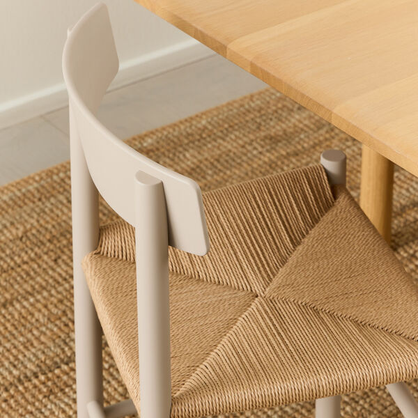 J39 Mogensen Chair, pebble grey/natural, Fredericia Furniture