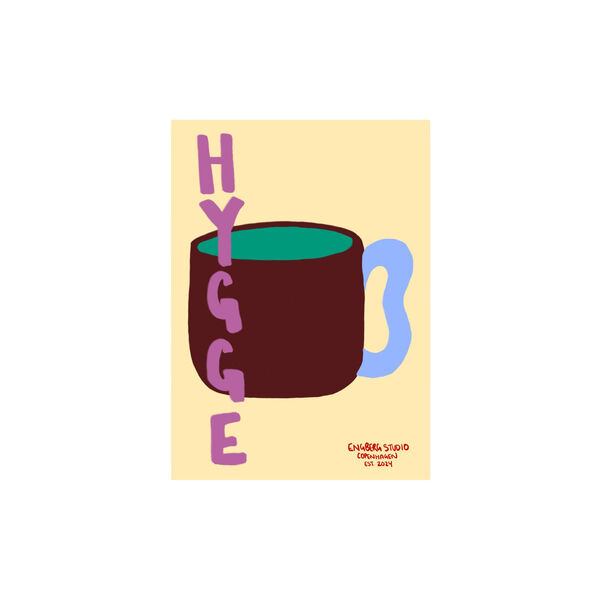 Hygge - Coffee Cup, Poster & Frame