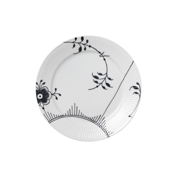 Black Fluted Mega Plate no. 2 &Oslash; 27 cm, Royal Copenhagen