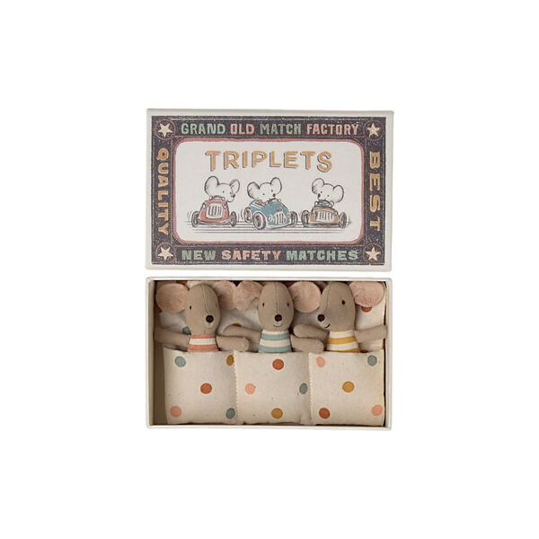 Triplets Baby Mice in Matchbox Triplets Baby Mice in Matchbox, Maileg