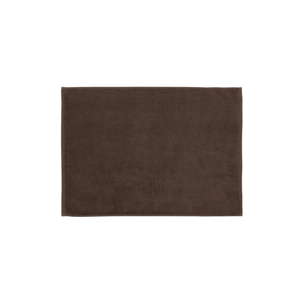 Damask Terry Bath Mat | Dark Chocolate, Georg Jensen Damask
