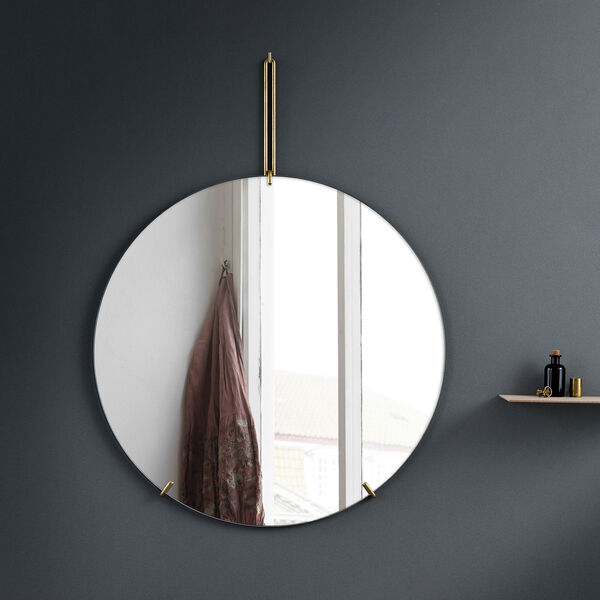 Wall Mirror, brass Wall Mirror, brass, MOEBE