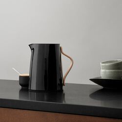 Emma Tea Vacuum Jug, black, Stelton
