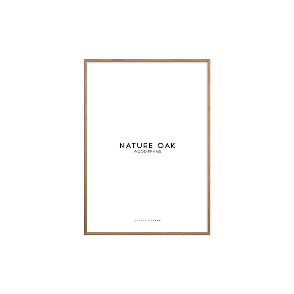 Wood Frame, oak, Poster & Frame